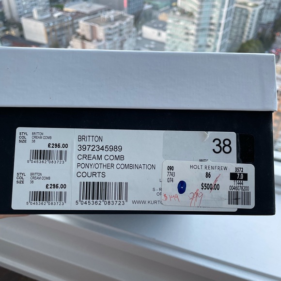 Kurt Geiger pony heels 38 - Picture 3 of 4